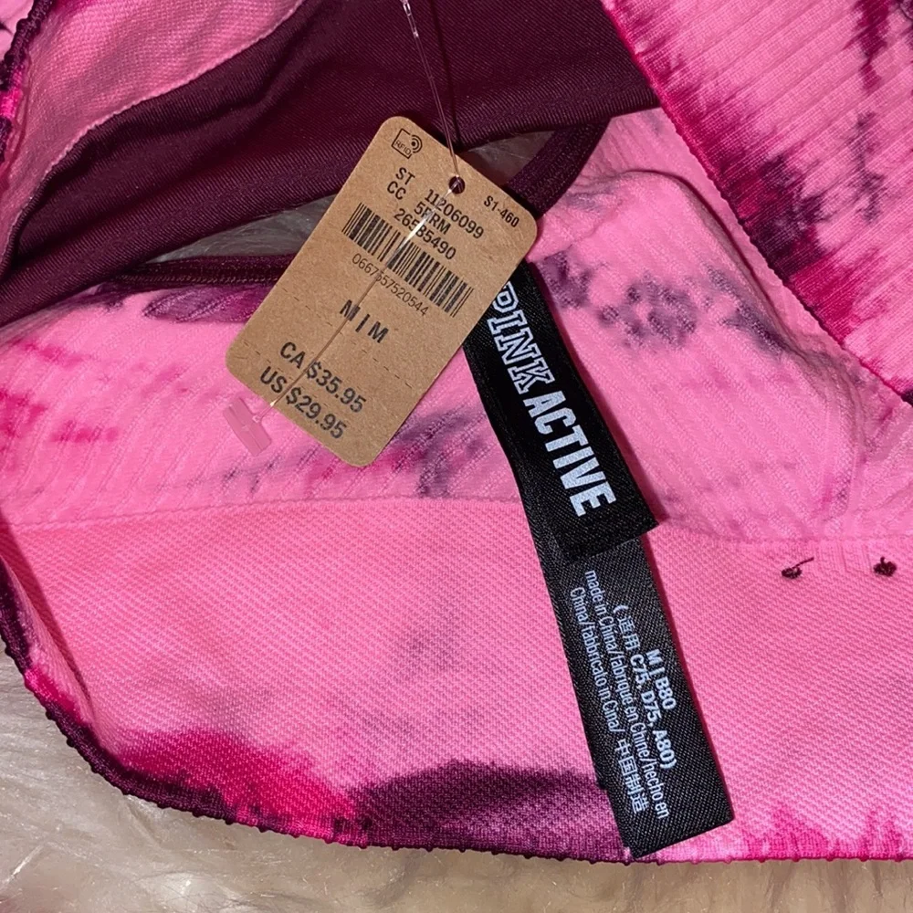 🆕PINK Victoria’s Secret Pink Spiral Tie Dye Set, M, S
